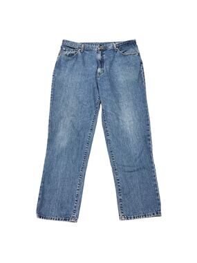 Polo Ralph Lauren Jeans Mens 40x32 (38x32) Blue Straight Leg Y2K USA Made *READ*